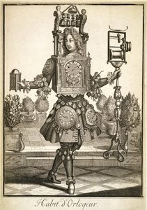 Kostým pro hodináře, vydal Gerard Valck (16512-1726), cca 1690 od German School