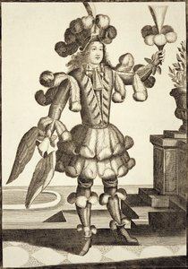 Kostým pro obchodníka s peřím, vydal Gerard Valck (16512-1726), cca 1690 od German School
