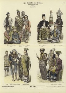 Kostýmy Indonésie, 1880 od German School