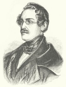 Hrabě Anton Alexander von Auersperg , rakouský básník a liberální politik od German School
