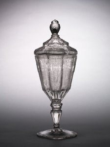 Krytý pohár, Slezsko, cca 1725 (sklo) od German School