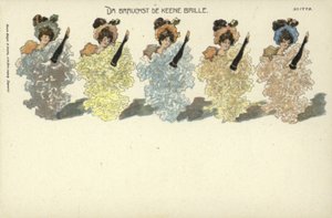 Da Brauchst De Keene Brille (barevná litografie) od German School