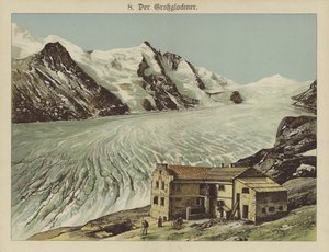 Der Grossglockner (barevné lito) od German School
