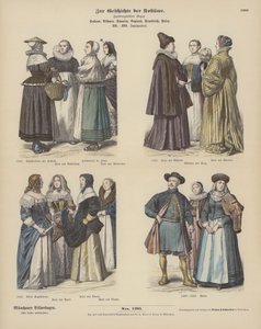 Holandské, bohémské, španělské, anglické, francouzské a polské kostýmy od German School