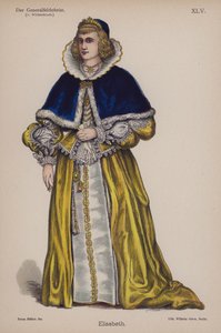 Elisabeth, z Der Generalfeldoberst od Ernsta von Wildenbruch (barevné lito) od German School