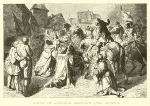 Vstup Gustava Adolpha do Mnichova od German School