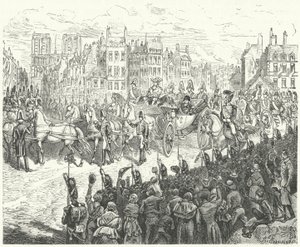 Vstup krále Ludvíka XVIII do Paříže, 1814 od German School