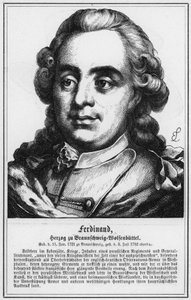 Ferdinand, vévoda z Brunswick-Wolfenbuttel (rytina) od German School