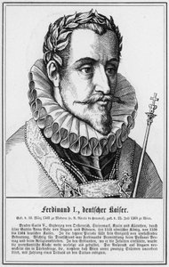 Ferdinand I, Deutscher Kaiser (rytina) od German School