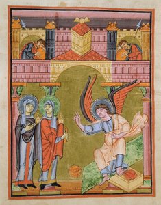 Fol. 33v ze školního evangeliáře z Reichenau, kodex F. II. 1 od German School