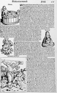Folio CV, z Liber Chronicarum od Hartmanna Schedela (1440-1514) 1493 od German School