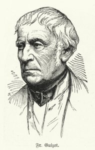Francois Guizot , francouzský historik a státník (litho) od German School