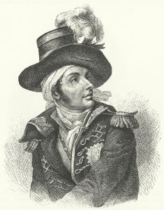 Francois de Charette, francouzský roajalistický voják a politik, který byl jedním z vůdců povstání Vendee proti francouzskému revolučnímu režimu (rytina) od German School