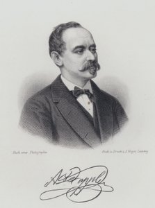 Franz Doppler , rakouský flétnista a skladatel (rytina) od German School