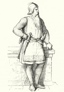 Frederick Barbarossa, král Německa a Itálie a císař Svaté říše římské (rytina) od German School