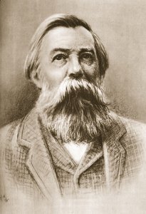 Frederick Engels (sépiová fotografie) od German School