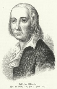 Friedrich Hoelderlin , německý básník a filozof od German School