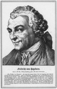 Friedrich von Hagedorn (rytina) od German School