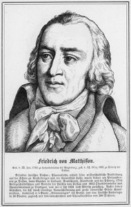 Friedrich von Matthisson (rytina) od German School