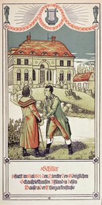 Friedrich von Schiller (1759-1805) navštíví v květnu 1804 v Berlíně ředitele Theatre Royal od German School