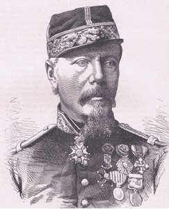 General Cremer, Cassells Historie války mezi Francií a Německem vydaná Cassell and Company Limited, kolem roku 1890 (litho) od German School