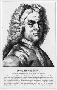 Georg Friedrich Handel (rytina) od German School