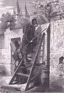 Německá výprava, Cassells Historie války mezi Francií a Německem vydaná společností Cassell and Company Limited, kolem roku 1890 (litho) od German School