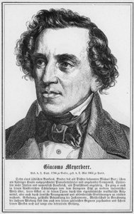 Giacomo Meyerbeer (rytina) od German School