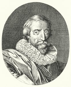 Giambattista Marino , italský básník (rytina) od German School