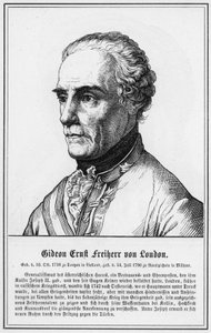 Gideon Ernst Freiherr von Loudon (rytina) od German School