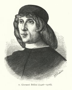 Giovanni Bellini , italský renesanční malíř (rytina) od German School