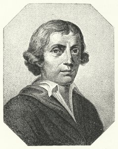 Giuseppe Parini , italský satirik a básník (rytina) od German School