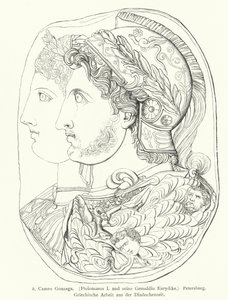 Gonzaga Cameo, starověký řecký rytý drahokam (rytina) od German School