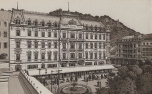 Grand Hotel Pupp (litho) od German School