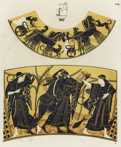 Řecká vázová malba (barva lito) od German School
