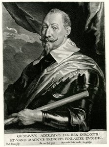 Gustav II Adolf, král Švédska od German School