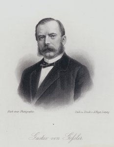 Gustav von Gossler, německý právník a správce (rytina) od German School