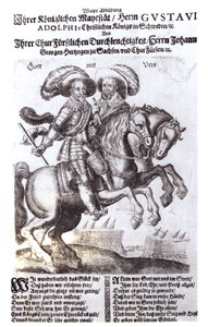 Gustavus Adolphus II (1594-1632) a Gustavus Adolphus IV (1778-1837), králové Švédska od German School
