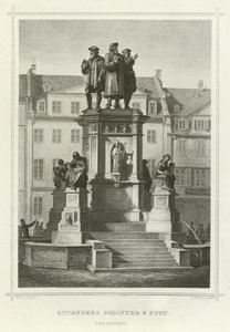 Gutenberg Schoffer a Fust, Frankfort od German School