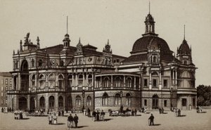 Hamburk: Concerthaus, Koncertní dům (litho) od German School