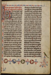 Harley 3973 f.1, obydlená iniciála 