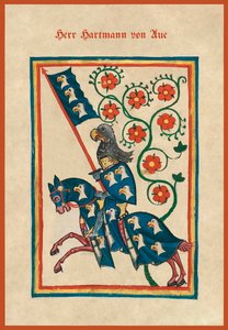 Hartmann von Aue, Středověký zpěvník (pergamen) od German School