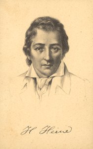Heinrich Heine (litografie) od German School