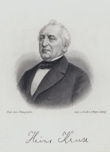 Heinrich Kruse , německý dramatik a publicista (rytina) od German School