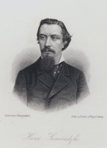 Henryk Siemiradzki , polský umělec (rytina) od German School