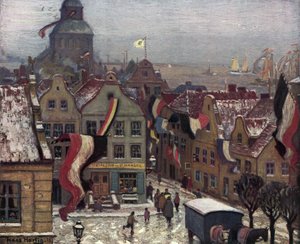 Hindenburg vítězství od German School