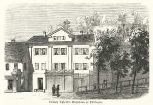 Domov německého básníka, filologa a literárního historika Ludwiga Uhlanda, Tubingen od German School