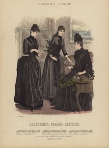 Ilustrace pro Illustrirte Frauen-Zeitung (barevné lito) od German School