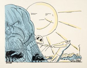 Ilustrace z časopisu Styl, vyd. 1922 (pochoárový tisk) od German School