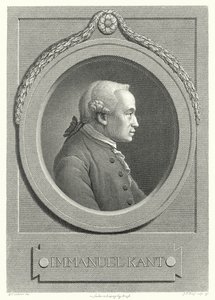 Immanuel Kant, německý filozof (rytina) od German School